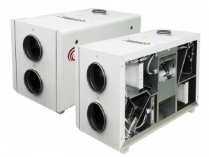Компактные приточно-вытяжные установки с роторным рекуператором RIRS 700 HW EKO 3.0